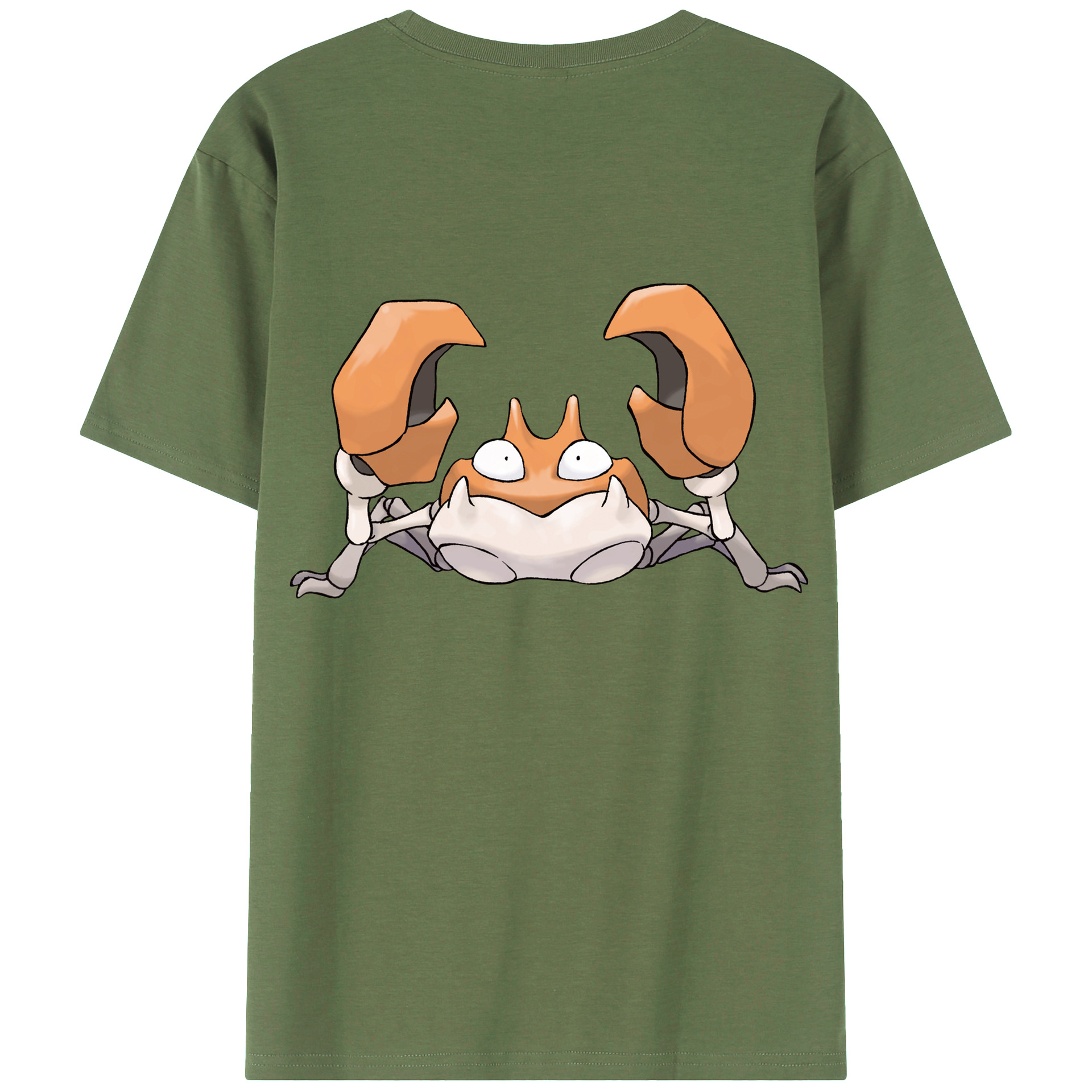 （画像用） ポケットモンスター Pokémon 綿100％ メンズ半袖Tシャツ（バックプリント） 通気性